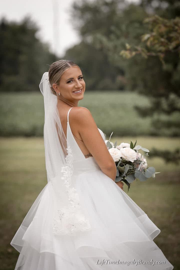 Finished bridal look