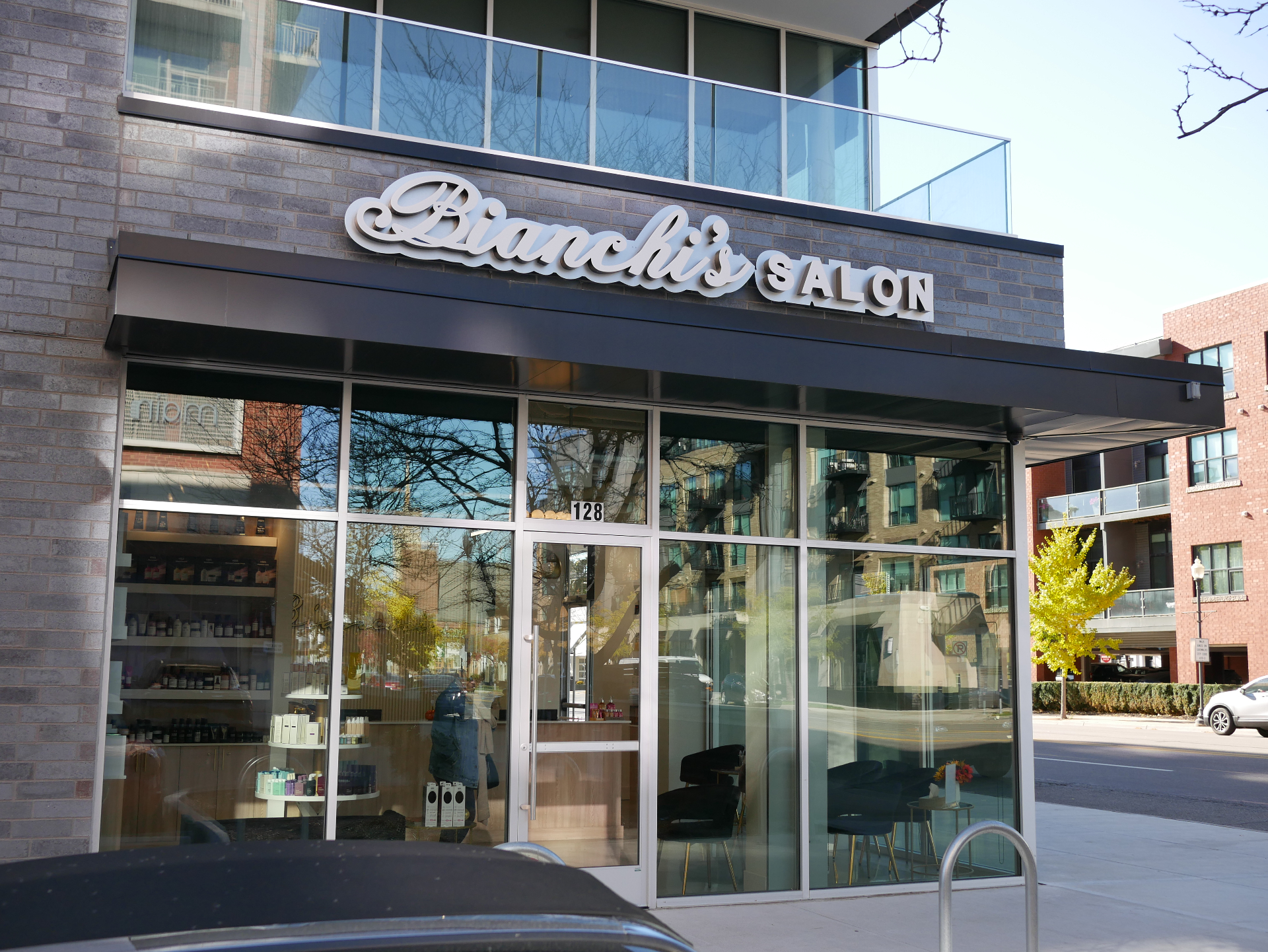 Bianchi's Salon of Royal Oak storefront in Royal Oak, the Bianchi's Salon location nearest Ferndale, Michigan